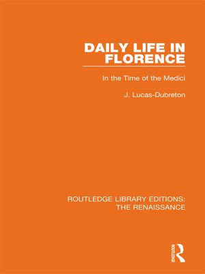 cover image of Daily Life in Florence